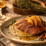 Accompagnement canard à l’orange : purée et carottes rôties