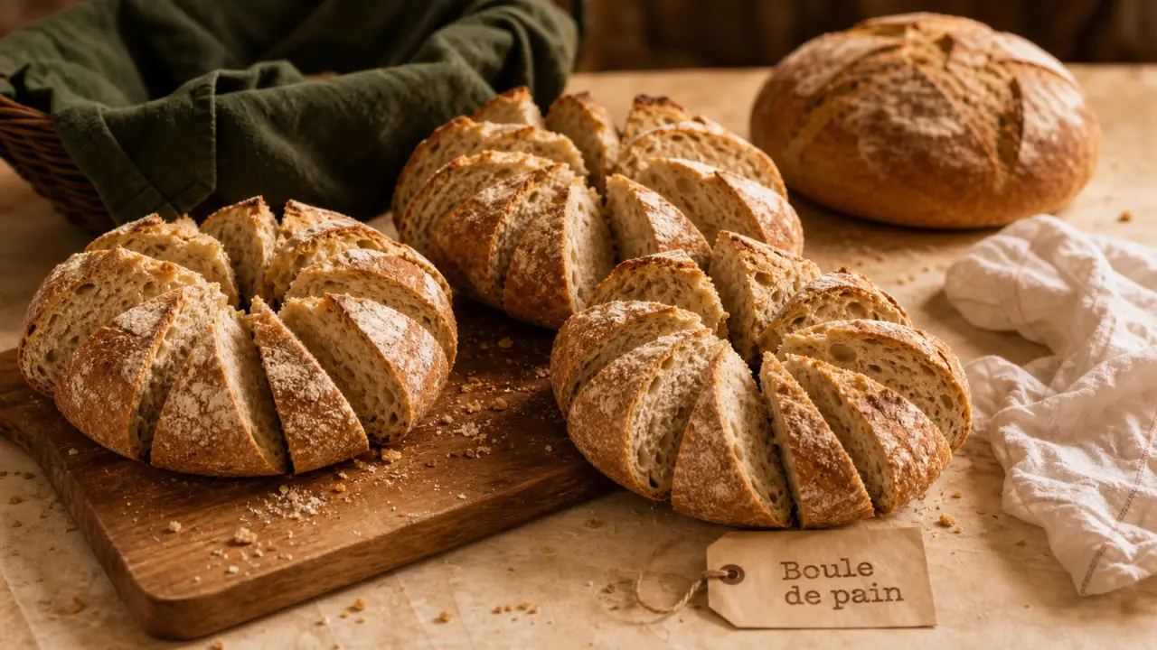 Combien de boule de pain pour 40 personnes : boules de pain en corbeille