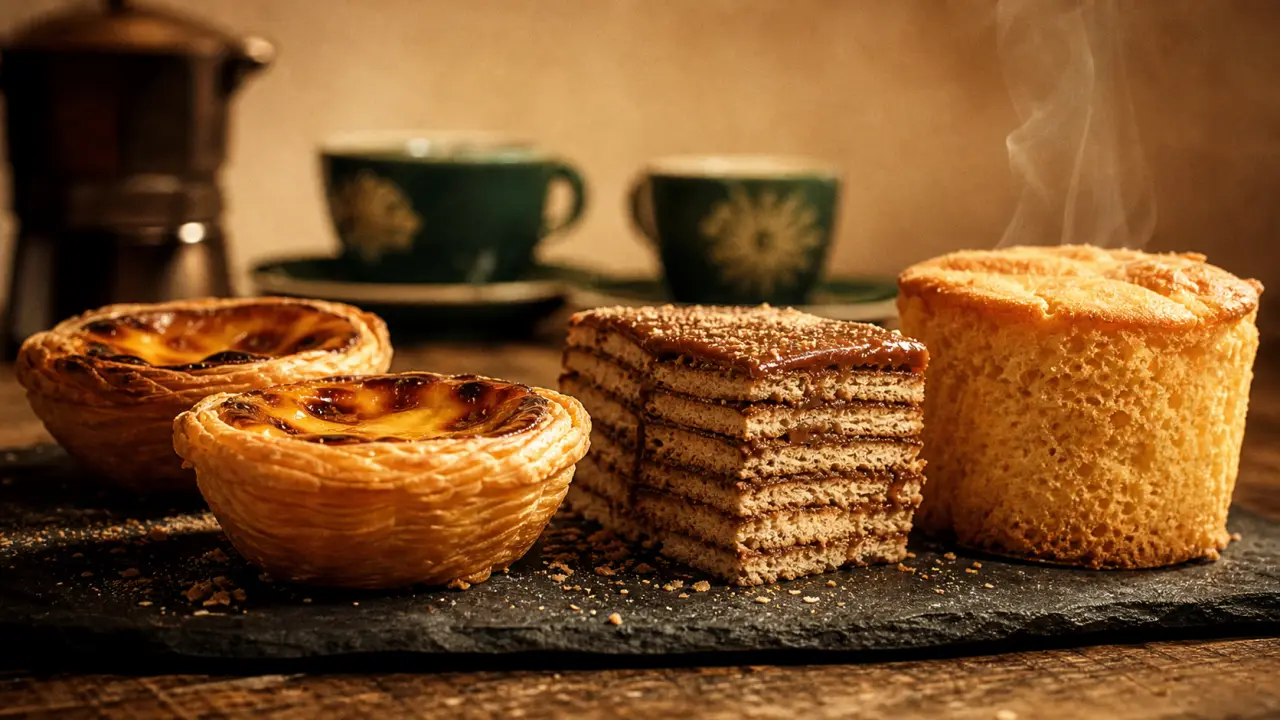 Gâteau du Portugal : pastéis de nata, bolo de bolacha et pão de ló