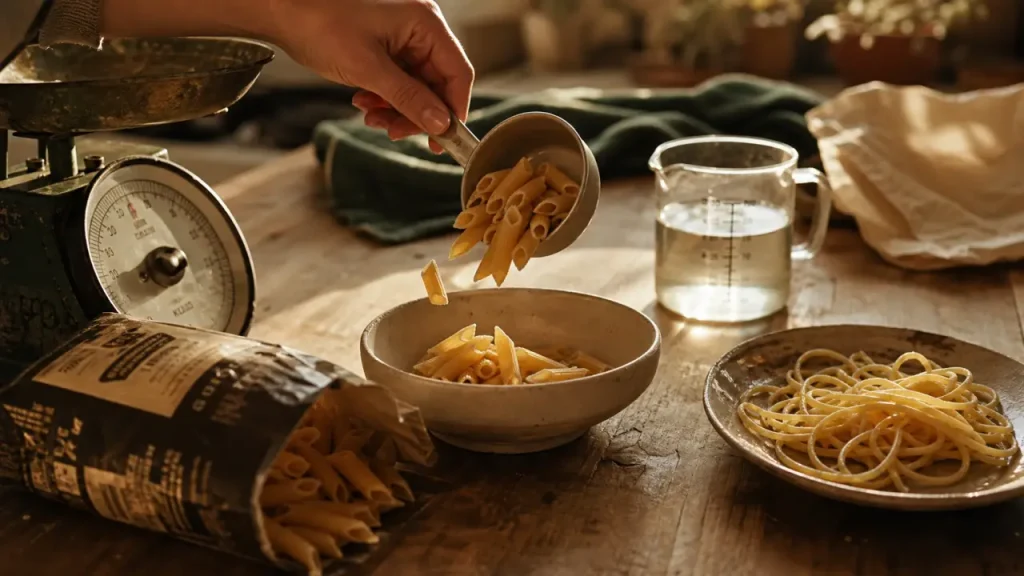 Grammage des pâtes par personne : 80 à 100 g en plat principal, 70 à 80 g en accompagnement