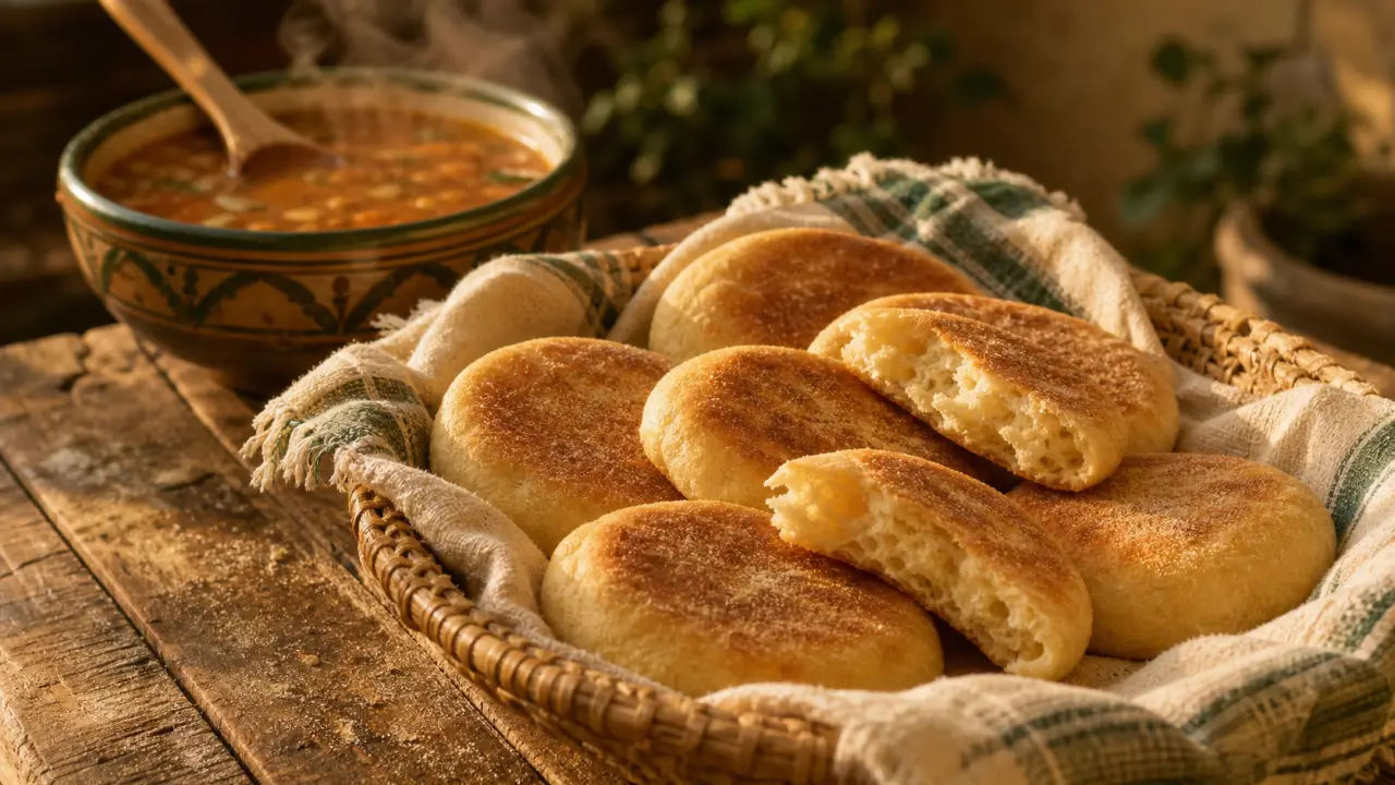 Matlouh maison, mie moelleuse et croûte fine