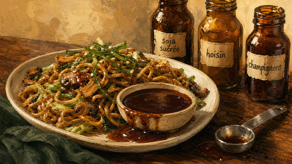 Par quoi remplacer la sauce huître selon le plat : soja, hoisin, teriyaki ou champignons