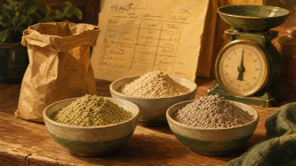 Farine la moins calorique : pourquoi le lin arrive en tête, mais le seigle et l’épeautre restent plus pratiques