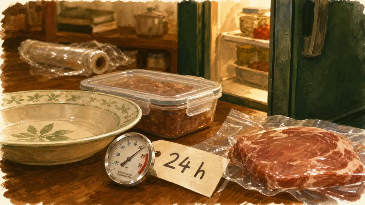 Viande décongelé combien de temps au frigo : 24 h ou 3 à 4 jours