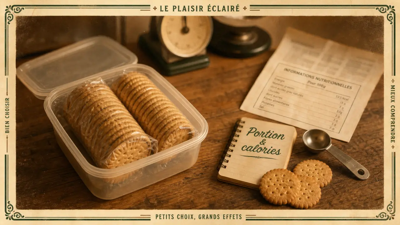 Biscuit industriel : calories et portions, recette maison