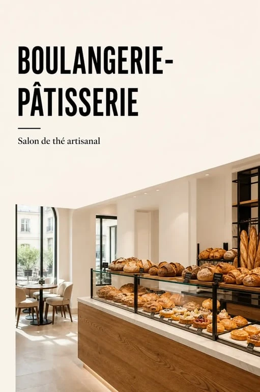 Boulangerie les frangins intérieur avec pains viennoiseries et salon de thé