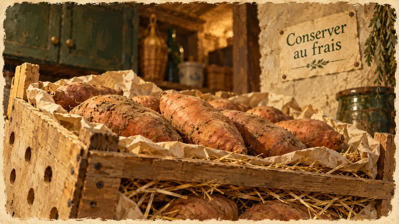 Conservation patate douce : frigo abîme la patate douce