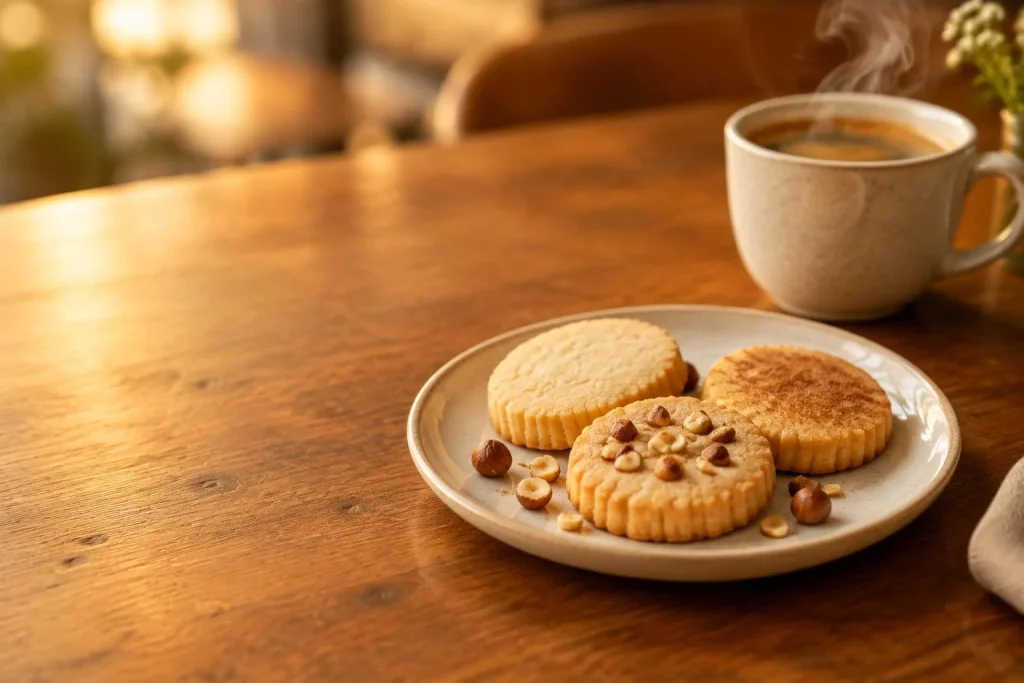 Un sablé maison, trois parfums : les biscuits qui accompagnent le café