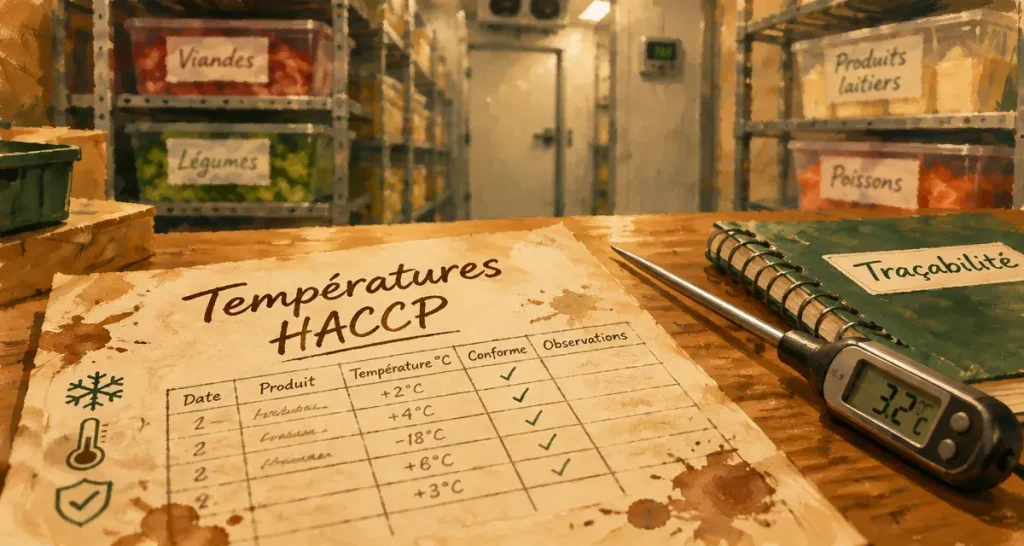 Tableau HACCP : pourquoi une température mal maîtrisée annule la durée de conservation