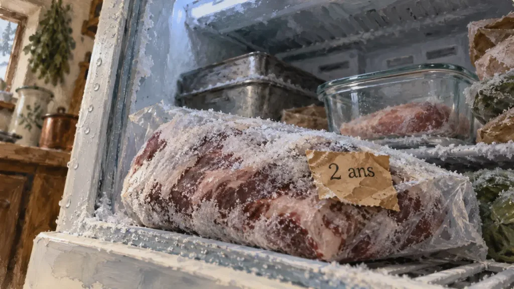 Viande au congélateur depuis 2 ans : la chaîne du froid tranche entre cuisson et poubelle